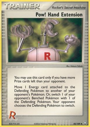 Pow! Hand Extension (85) - Team Rocket Returns