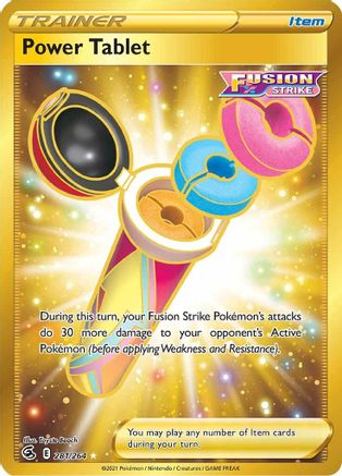Power Tablet (Gold) (281) Holofoil - Fusion Strike