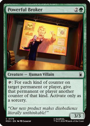 Powerful Broker (179) Foil - Marvel Super Heroes