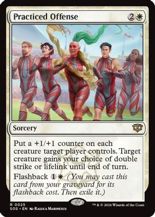 Practiced Offense (025) Foil - Secrets of Strixhaven
