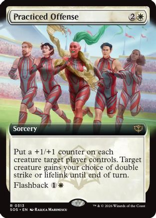 Practiced Offense (Extended Art) (313) - Secrets of Strixhaven