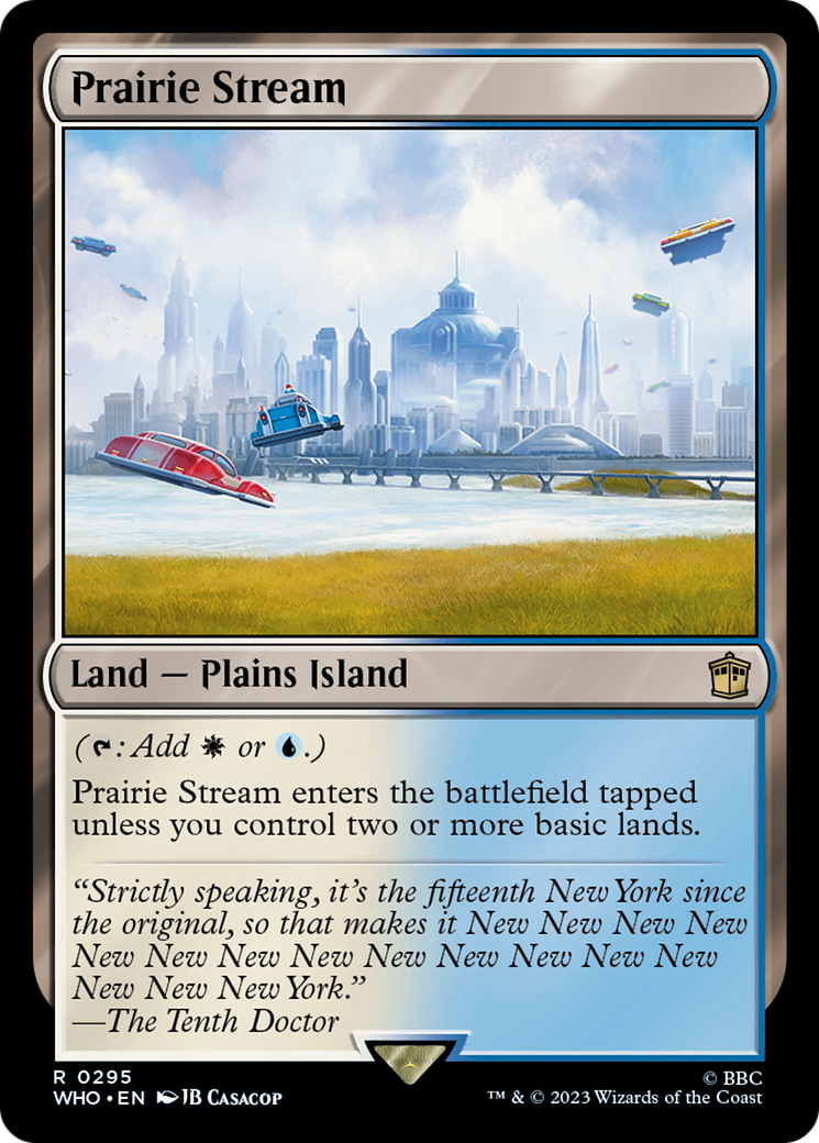 Prairie Stream (295) - Doctor Who