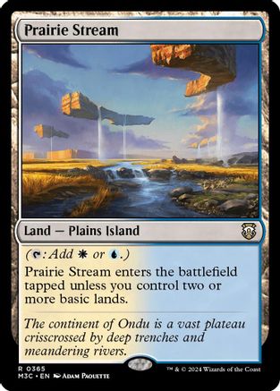 Prairie Stream (365) Ripple Foil - Commander: Modern Horizons 3