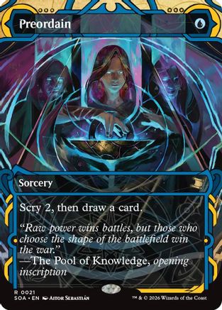 Preordain (021) Foil - Secrets of Strixhaven: Mystical Archive