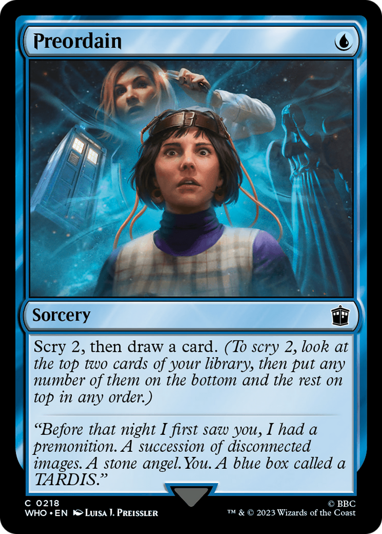 Preordain (218) Foil - Doctor Who