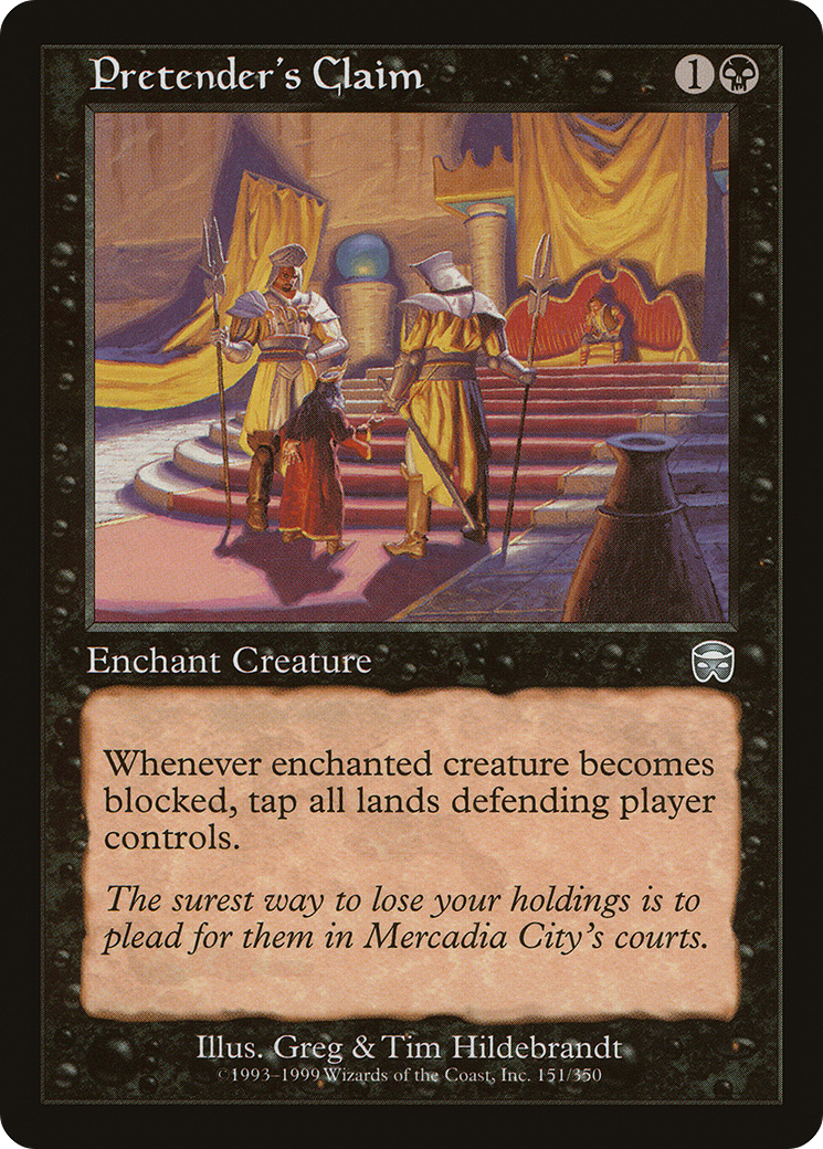 Pretender's Claim (151) Foil - Mercadian Masques