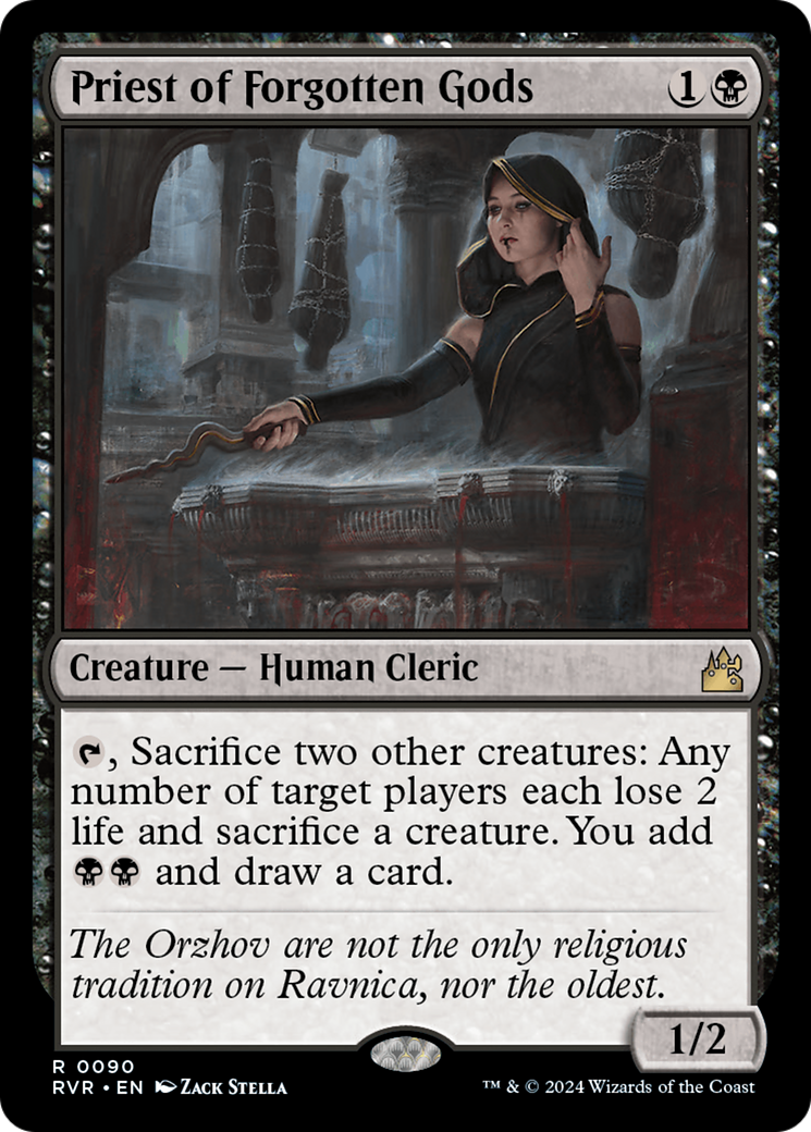 Priest of Forgotten Gods (090) Foil - Ravnica Remastered