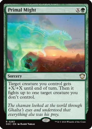 Primal Might (283) - Commander: Secrets of Strixhaven