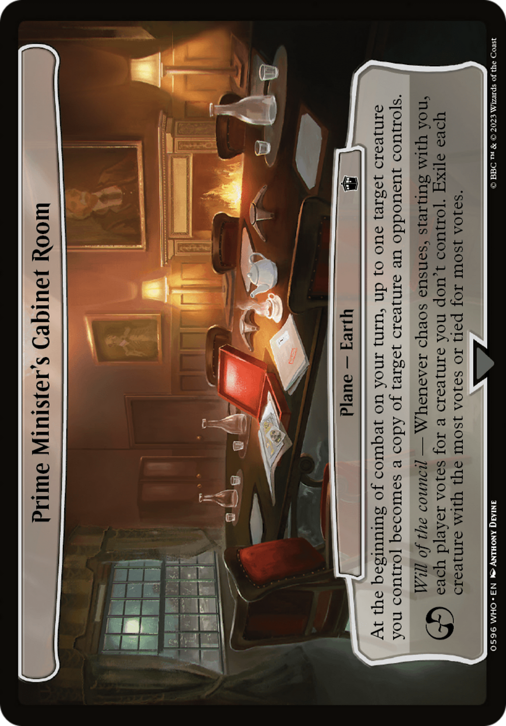 Prime Minister's Cabinet Room (596) - Doctor Who