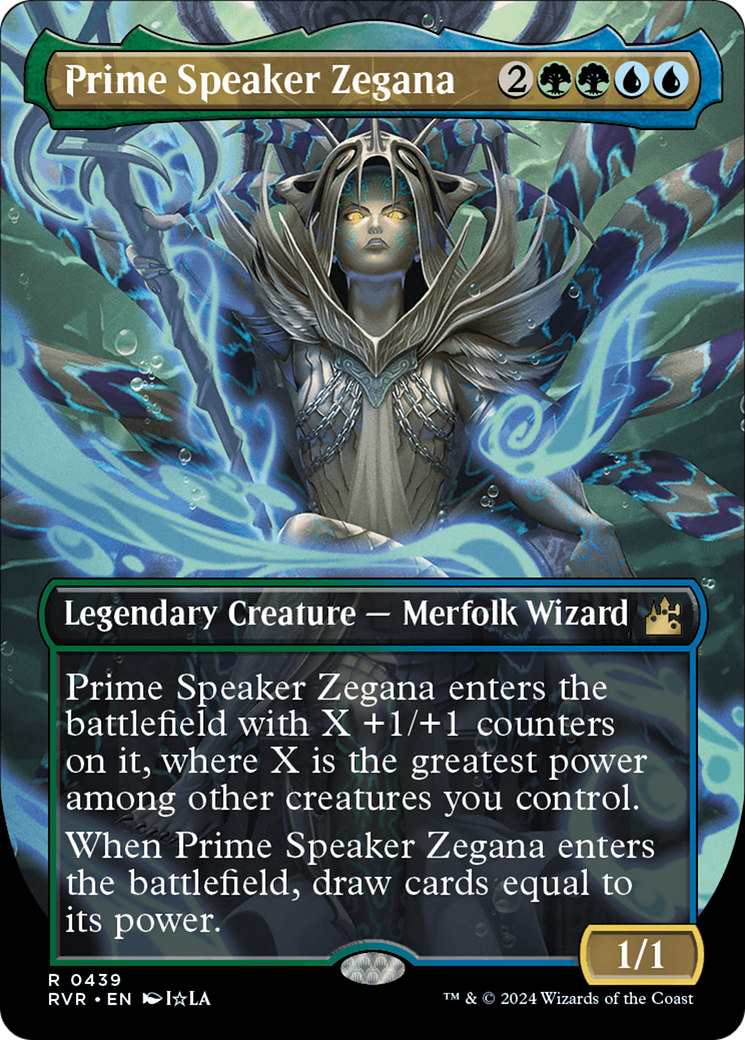 Prime Speaker Zegana (Anime Borderless) (439) - Ravnica Remastered
