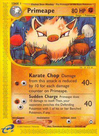 Primeape (29) - Aquapolis