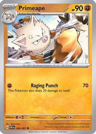 Primeape (46) - Paldean Fates