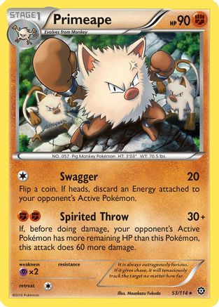 Primeape (53) - Steam Siege