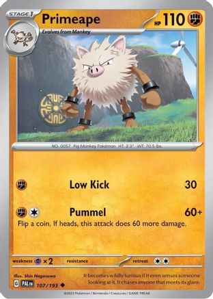 Primeape (Cosmos Holo) (107) Holofoil - Miscellaneous Cards & Products