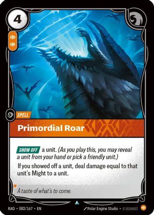 Primordial Roar (082) Foil - Radiance