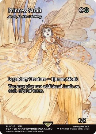 Princess Sarah - Azusa, Lost but Seeking (Showcase) (015) Foil - FINAL FANTASY: Through the Ages