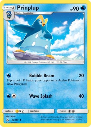Prinplup (33) Reverse Holofoil - Ultra Prism
