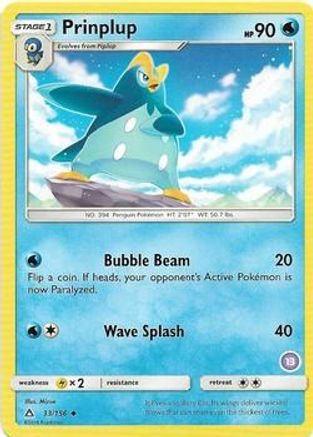 Prinplup (33) - Trainer Kit: Alolan Sandslash & Alolan Ninetales