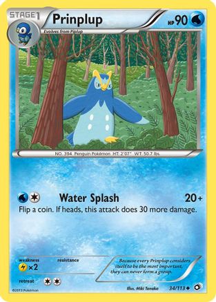 Prinplup (34) - Legendary Treasures