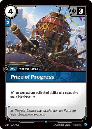 Prize of Progress (075) - Spiritforged