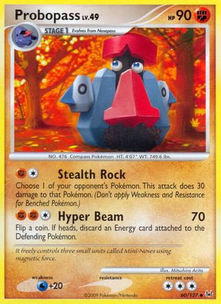 Probopass (60) Reverse Holofoil - Platinum