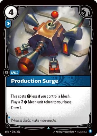 Production Surge (076) - Spiritforged