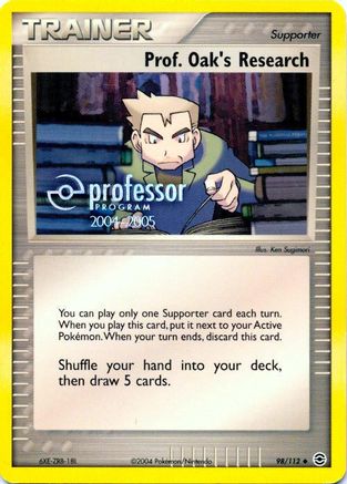 Prof. Oak's Research (98) - Professor Program Promos