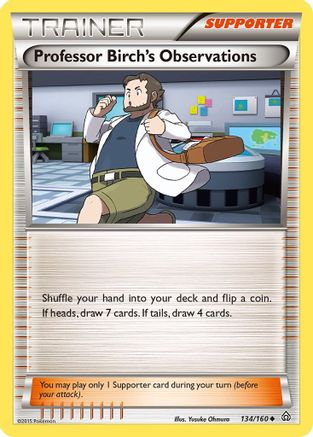Professor Birch's Observations (134) Reverse Holofoil - Primal Clash