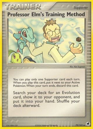 Professor Elm's Training Method (79) Reverse Holofoil - Dragon Frontiers