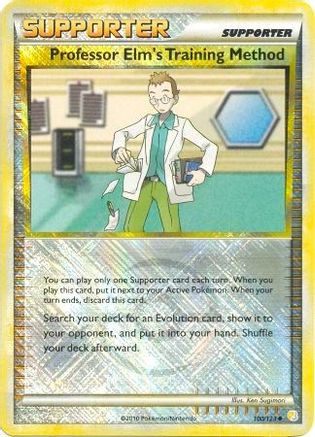 Professor Elm's Training Method (League Promo) (100) Reverse Holofoil - HeartGold & SoulSilver