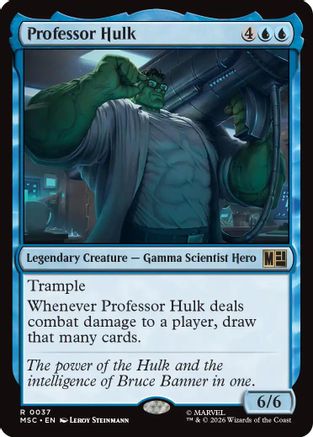 Professor Hulk (037) Surge Foil - Commander: Marvel Super Heroes