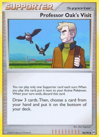 Professor Oak's Visit (90) Reverse Holofoil - Arceus