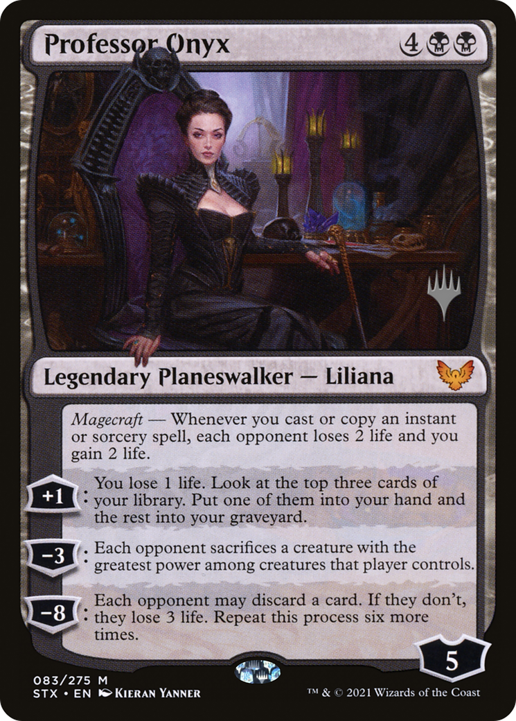 Professor Onyx (083) Foil - Strixhaven: School of Mages Promos
