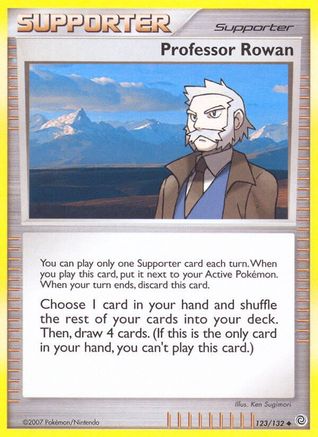 Professor Rowan (123) Reverse Holofoil - Secret Wonders