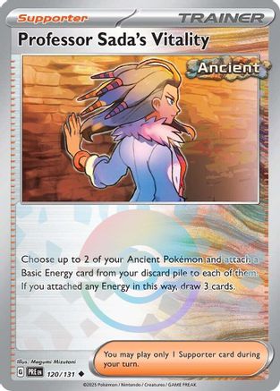 Professor Sada's Vitality (Poke Ball Pattern) (120) Reverse Holofoil - Prismatic Evolutions