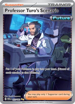 Professor Turo's Scenario (Alternate Full Art) (257) Holofoil - Paradox Rift