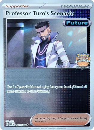Professor Turo's Scenario (Regional Championship) (171) Reverse Holofoil - Paradox Rift