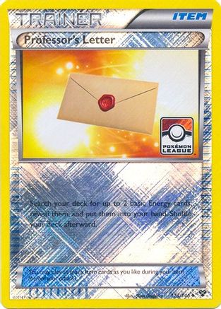 Professor's Letter (Pokemon League) (123) Reverse Holofoil - League & Championship Cards