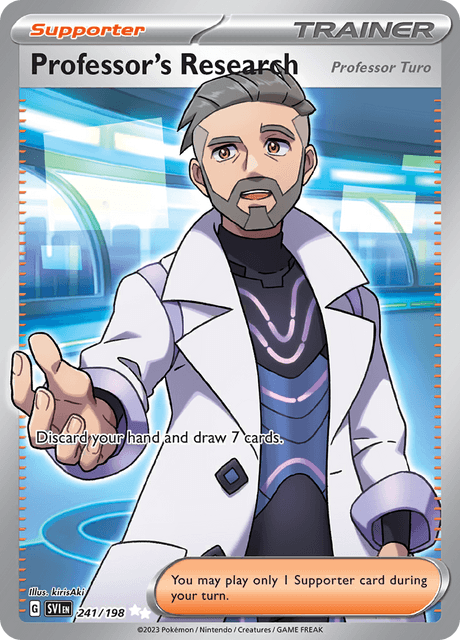 Professor's Research (Full Art) (241) Holofoil - Scarlet & Violet