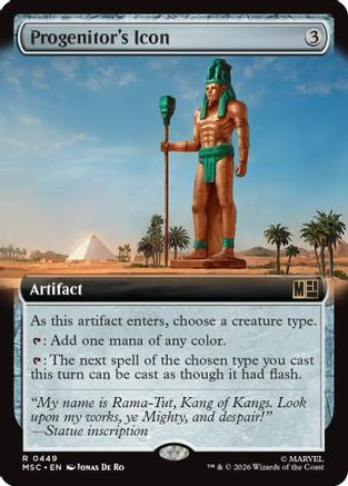 Progenitor's Icon (Extended Art) (449) - Commander: Marvel Super Heroes