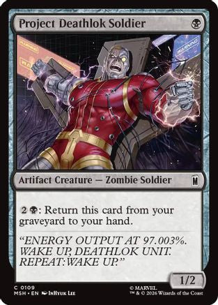 Project Deathlok Soldier (109) Foil - Marvel Super Heroes