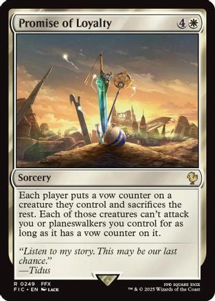 Promise of Loyalty (249) Surge Foil - Commander: FINAL FANTASY
