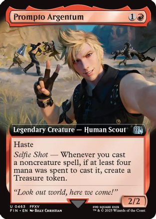 Prompto Argentum (Extended Art) (463) Foil - FINAL FANTASY