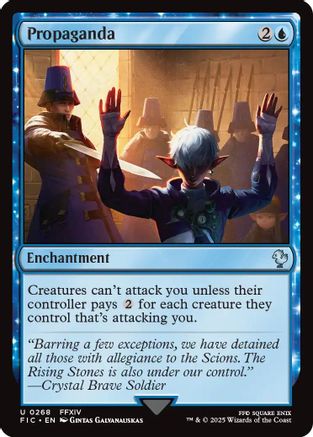 Propaganda (268) Surge Foil - Commander: FINAL FANTASY