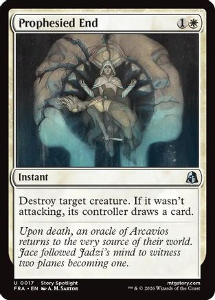Prophesied End (017) Foil - Reality Fracture