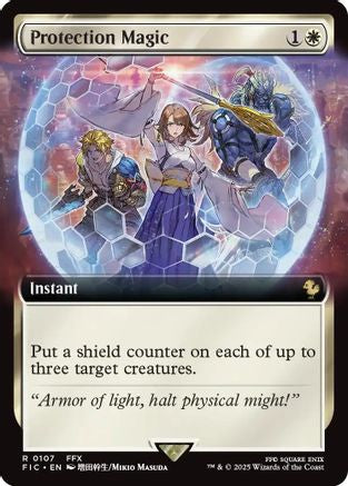 Protection Magic (Extended Art) (107) - Commander: FINAL FANTASY