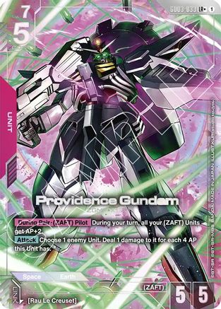 Providence Gundam (LR+) (GD03-033) Holofoil - Steel Requiem