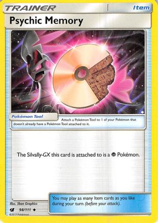 Psychic Memory (98) Reverse Holofoil - Crimson Invasion