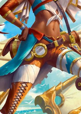 Puffin, Full Steam Ahead // Marlynn, Treasure Hunter Art Card (Middle Center) - GEM Pack