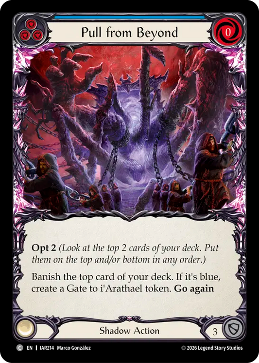 Pull from Beyond (Blue) (IAR214) - Usurp the Shadow Throne